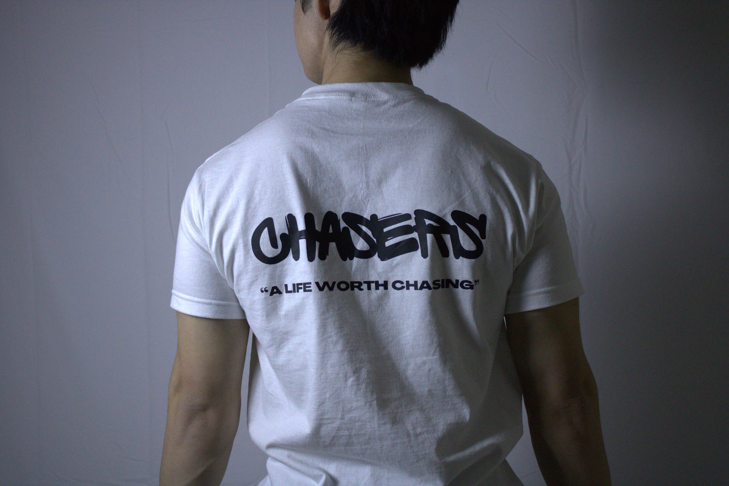 "CLASSIC" Chasers Tee (White)