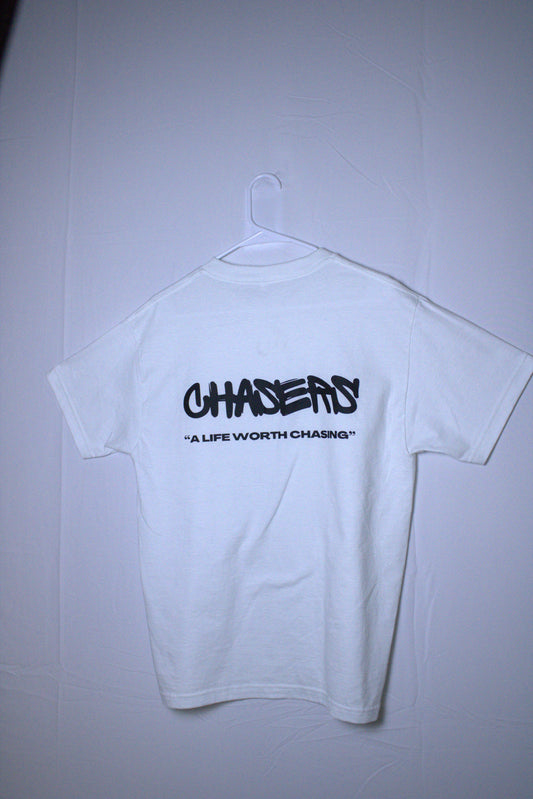 "CLASSIC" Chasers Tee (White)
