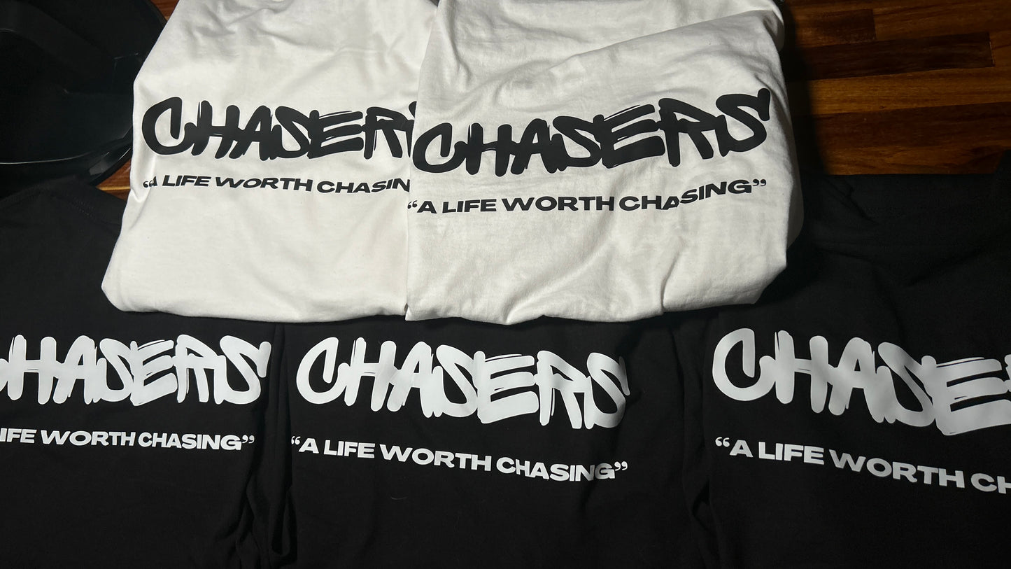"CLASSIC" Chasers Tee (White)