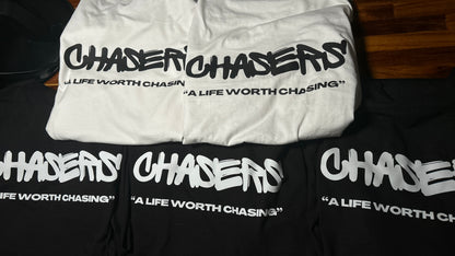 "CLASSIC" Chasers Tee (White)